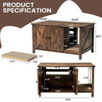 Katzenklo-Umrandung, versteckte Katzentoilettenmöbel aus Holz mit Kratzbaum