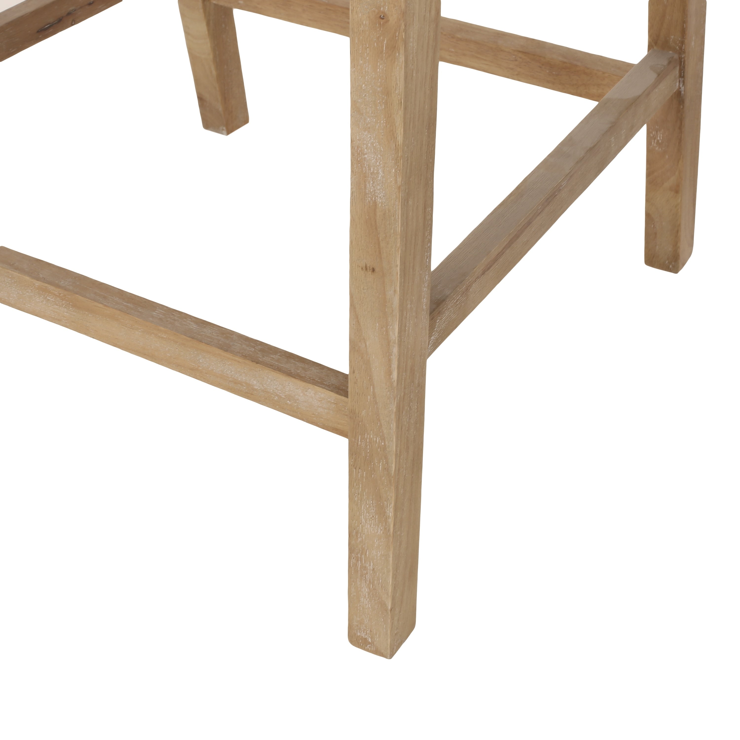 Christopher Knight Home Cataldo Barhocker mit Stoffbezug, Holz- und Rattangestell, 65 cm hoch (2er-Set)