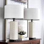 Keramik-USB-Tischlampen-Set