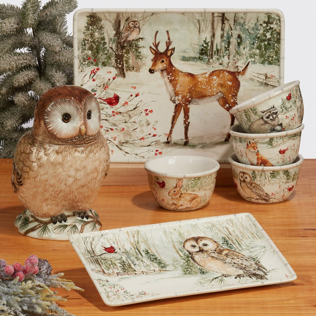 Certified International Winter's Walk 16-teiliges Geschirrset, Service für 4 Personen