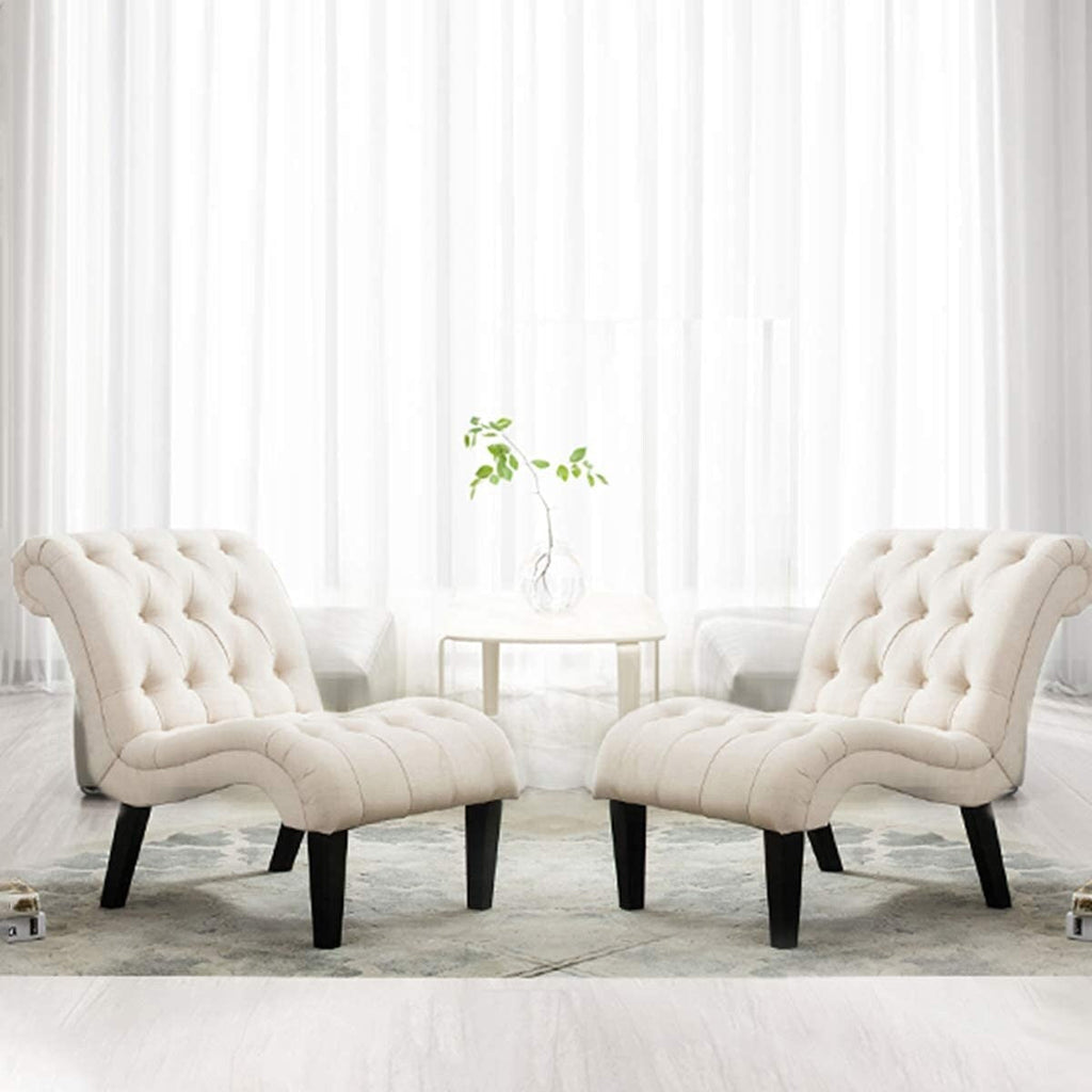 Chaiselongue-Sofa, gepolsterter Akzentstuhl für Schlafzimmer und Wohnzimmer