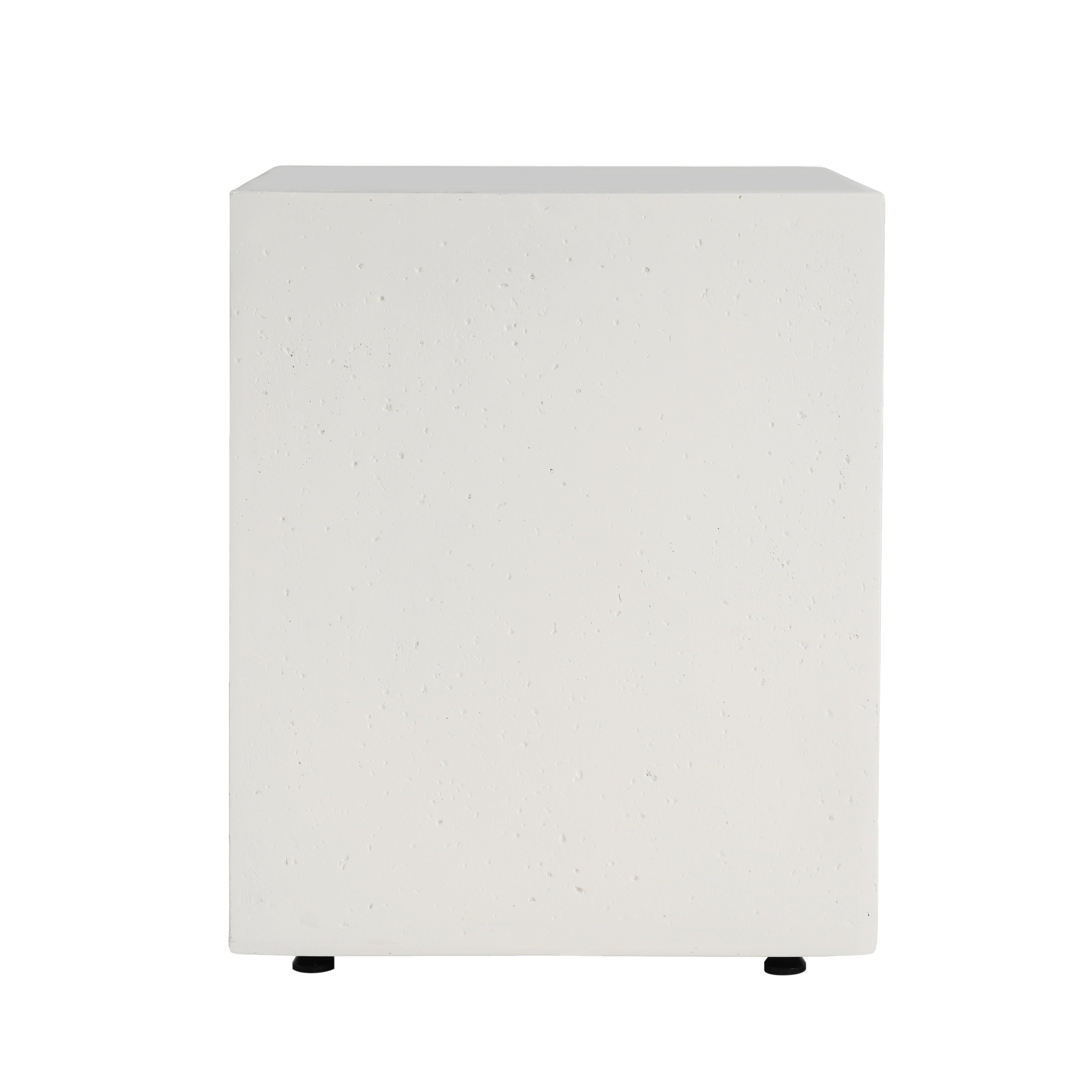 Christopher Knight Home – Aidan Outdoor Leichtbeton-Beistelltisch mit Tankhalterung