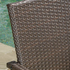 Elba 3-teiliges Bistro-Set aus Korbgeflecht von Christopher Knight Home