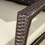 Elba 3-teiliges Bistro-Set aus Korbgeflecht von Christopher Knight Home