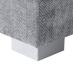 Cloud Ecksofa, L-förmige Luxus-Couchgarnitur mit 2 kostenlosen Kissen, 4-Sitzer Chenille-Innenmöbel mit übergroßer Chaiselongue