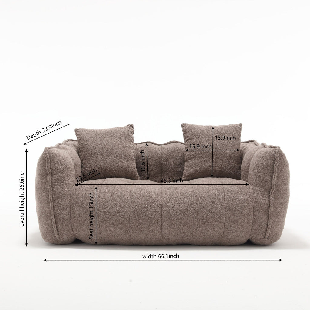 Bequemes quadratisches Relaxsofa