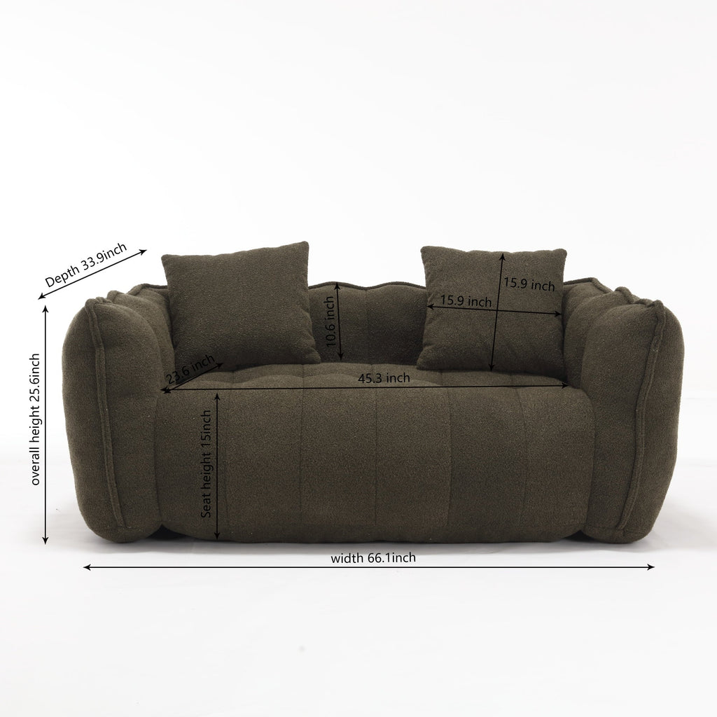 Bequemes quadratisches Relaxsofa