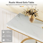 Konsolentisch für den Eingangsbereich, industrieller 4-stufiger Sofatisch hinter dem Sofa