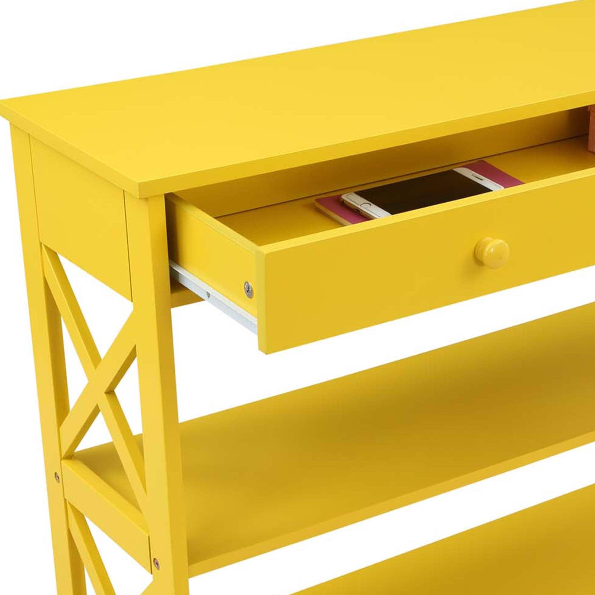 Convenience Concepts Oxford Konsolentisch mit einer Schublade und Ablagen