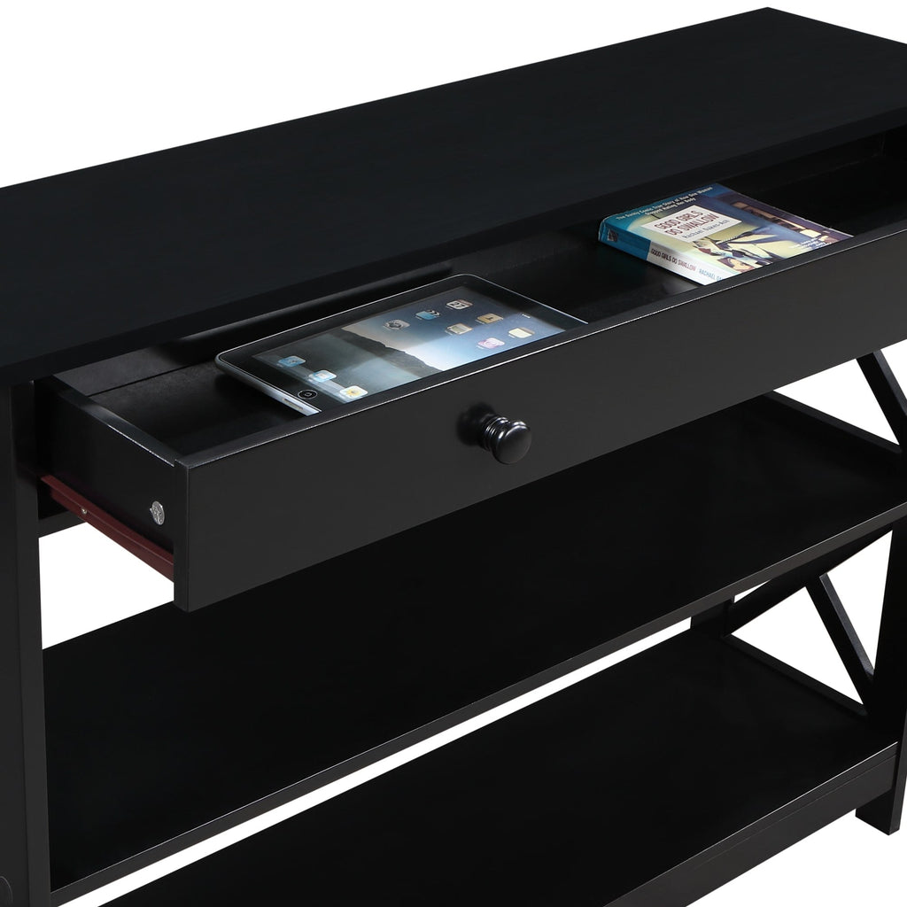 Convenience Concepts Oxford Konsolentisch mit einer Schublade und Ablagen