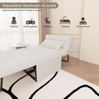 Verwandelbares Schlafsofa, Schlafsessel, Klapphocker, Relaxsessel für das Wohnzimmer