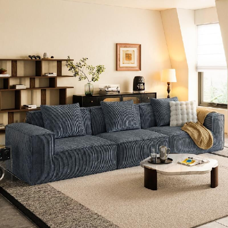 Verwandelbares Tofu-Block-Sofa, Bodenschlafsofa