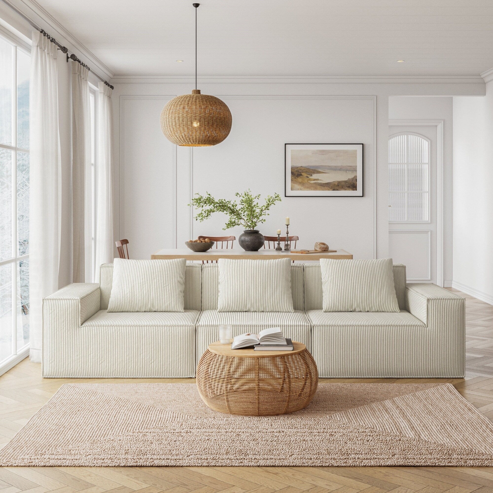 Verwandelbares Tofu-Block-Sofa, Bodenschlafsofa