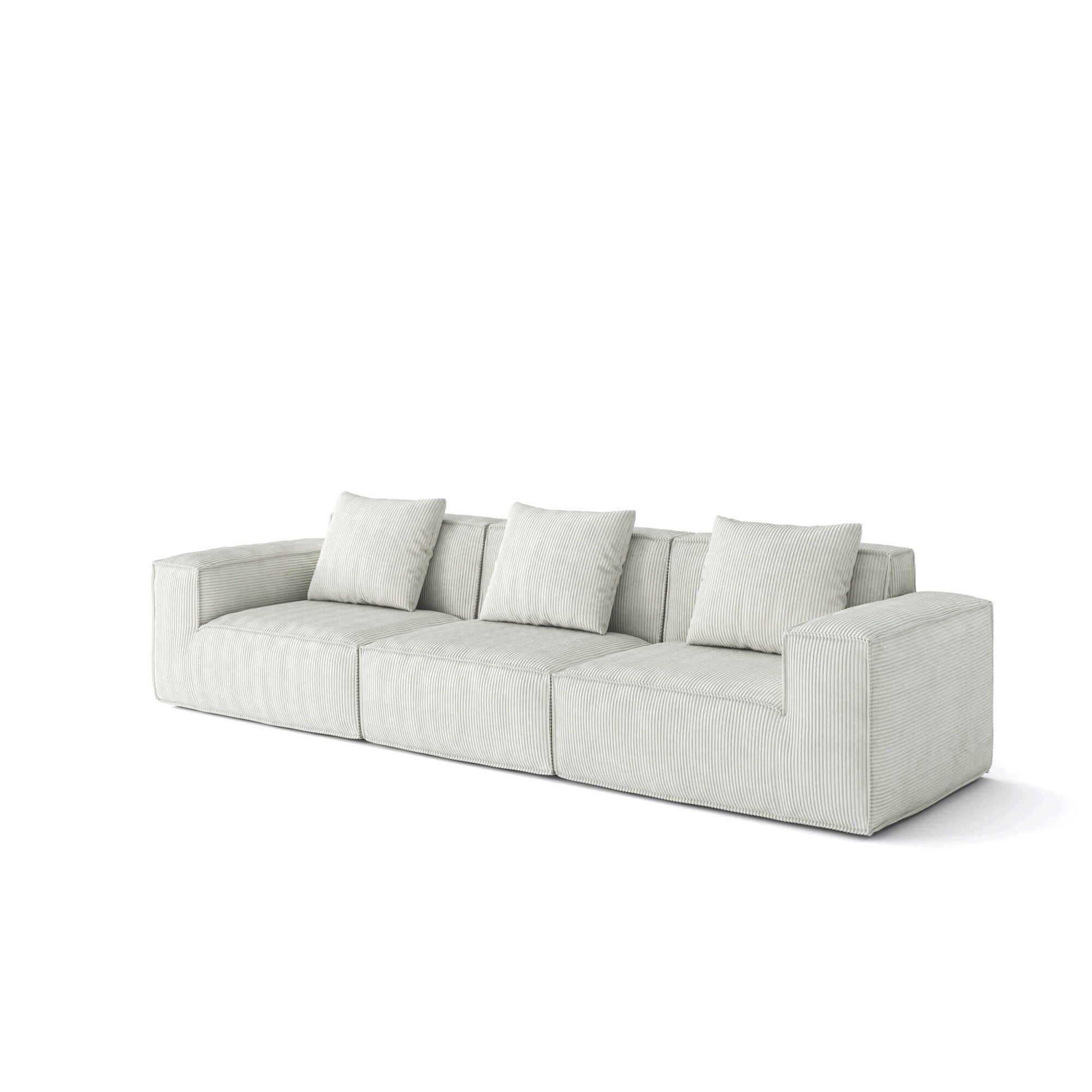 Verwandelbares Tofu-Block-Sofa, Bodenschlafsofa
