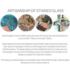 Copper Grove Guasipati 52-Zoll-Deckenventilator im Tiffany-Stil (Magna Carta) – 52L x 52B x 16,5