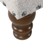 Copper Grove Muscari Polsterbank mit Aufbewahrungsmöglichkeit und Ziernägeln