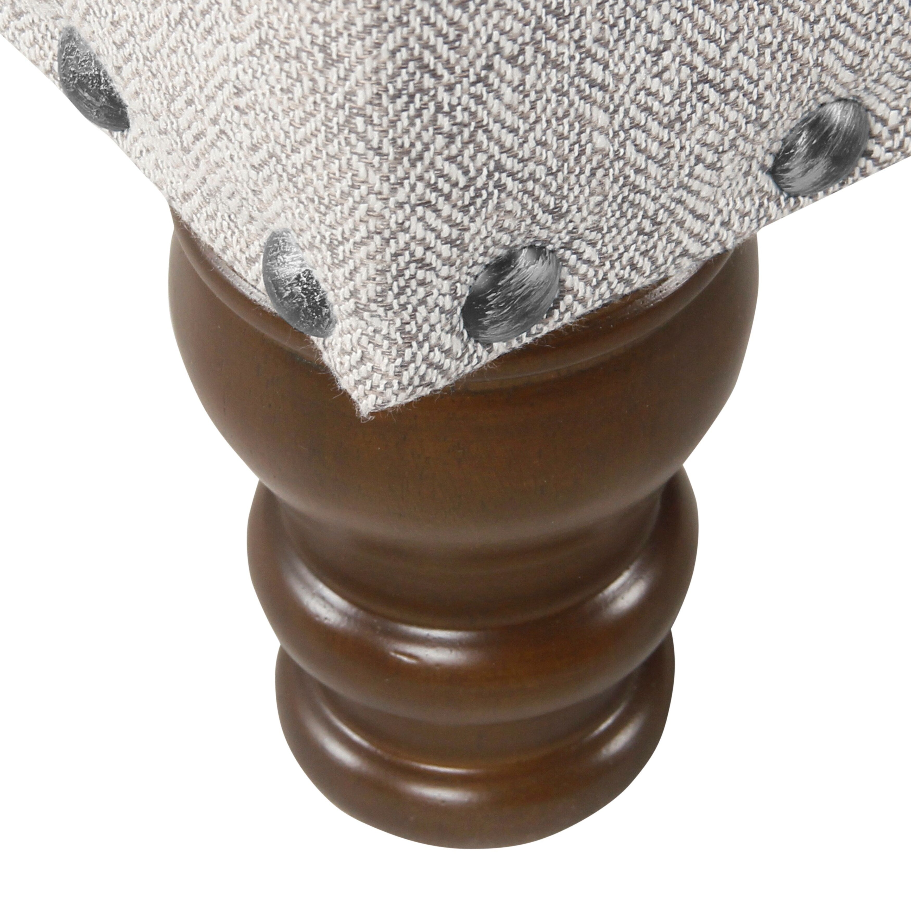 Copper Grove Muscari Polsterbank mit Aufbewahrungsmöglichkeit und Ziernägeln