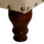 Copper Grove Muscari Polsterbank mit Aufbewahrungsmöglichkeit und Ziernägeln