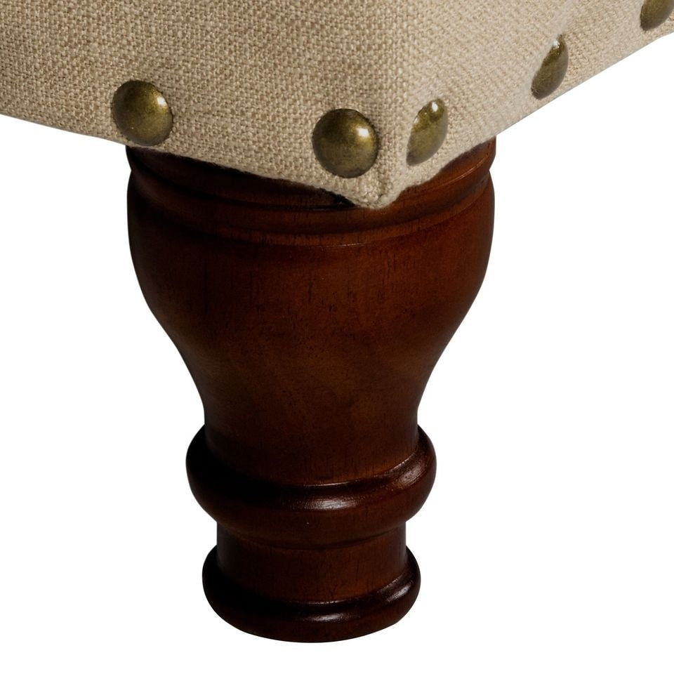 Copper Grove Muscari Polsterbank mit Aufbewahrungsmöglichkeit und Ziernägeln