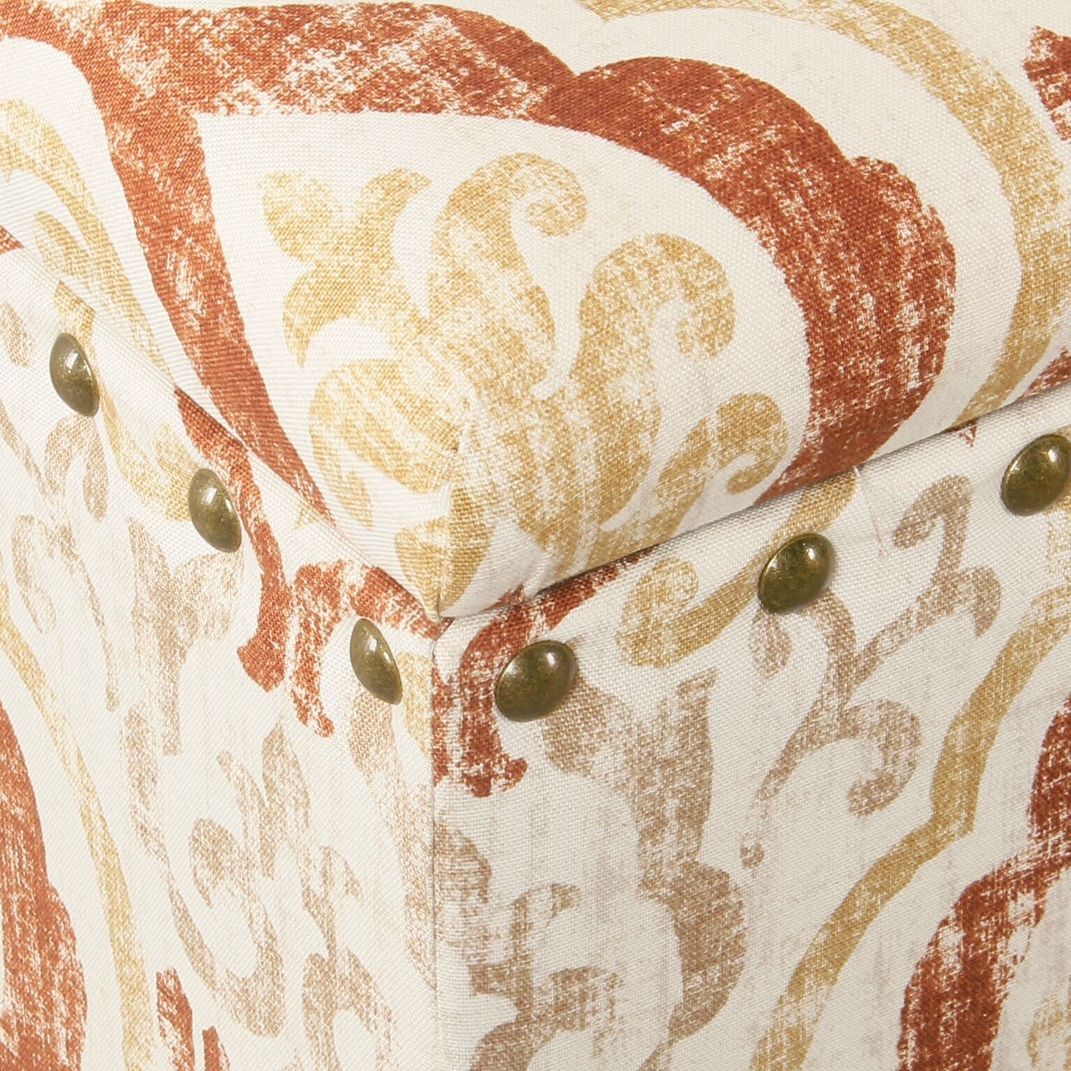 Copper Grove Muscari Polsterbank mit Aufbewahrungsmöglichkeit und Ziernägeln