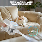 Kabelloser 3-in-1-Stielstaubsauger, leicht, für Teppiche, Hartböden, Tierhaare und die Reinigung im ganzen Haus