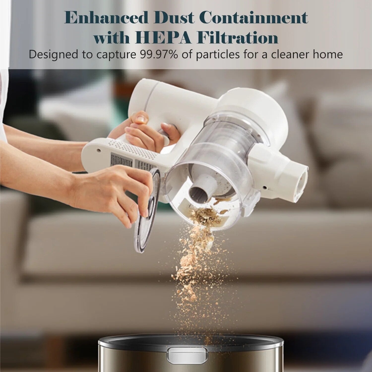 Kabelloser 3-in-1-Stielstaubsauger, leicht, für Teppiche, Hartböden, Tierhaare und die Reinigung im ganzen Haus