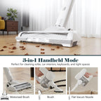 Kabelloser 3-in-1-Stielstaubsauger, leicht, für Teppiche, Hartböden, Tierhaare und die Reinigung im ganzen Haus