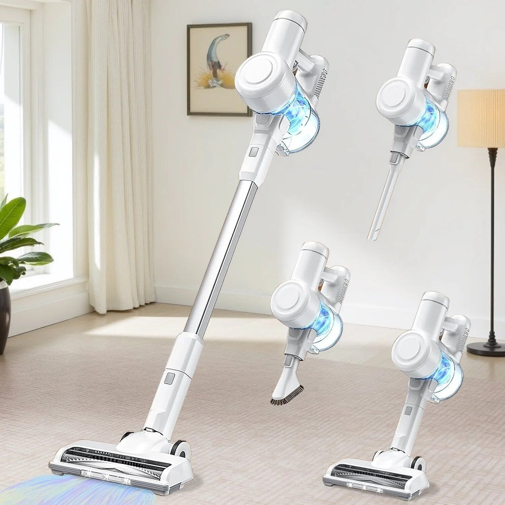 Kabelloser 3-in-1-Stielstaubsauger, leicht, für Teppiche, Hartböden, Tierhaare und die Reinigung im ganzen Haus