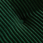 Sofa mit Cordbezug und Memory-Schaum-Sofa mit passendem Hocker und Sitzsack – 48,4 cm L x 67,7 cm B x 24,4 cm H