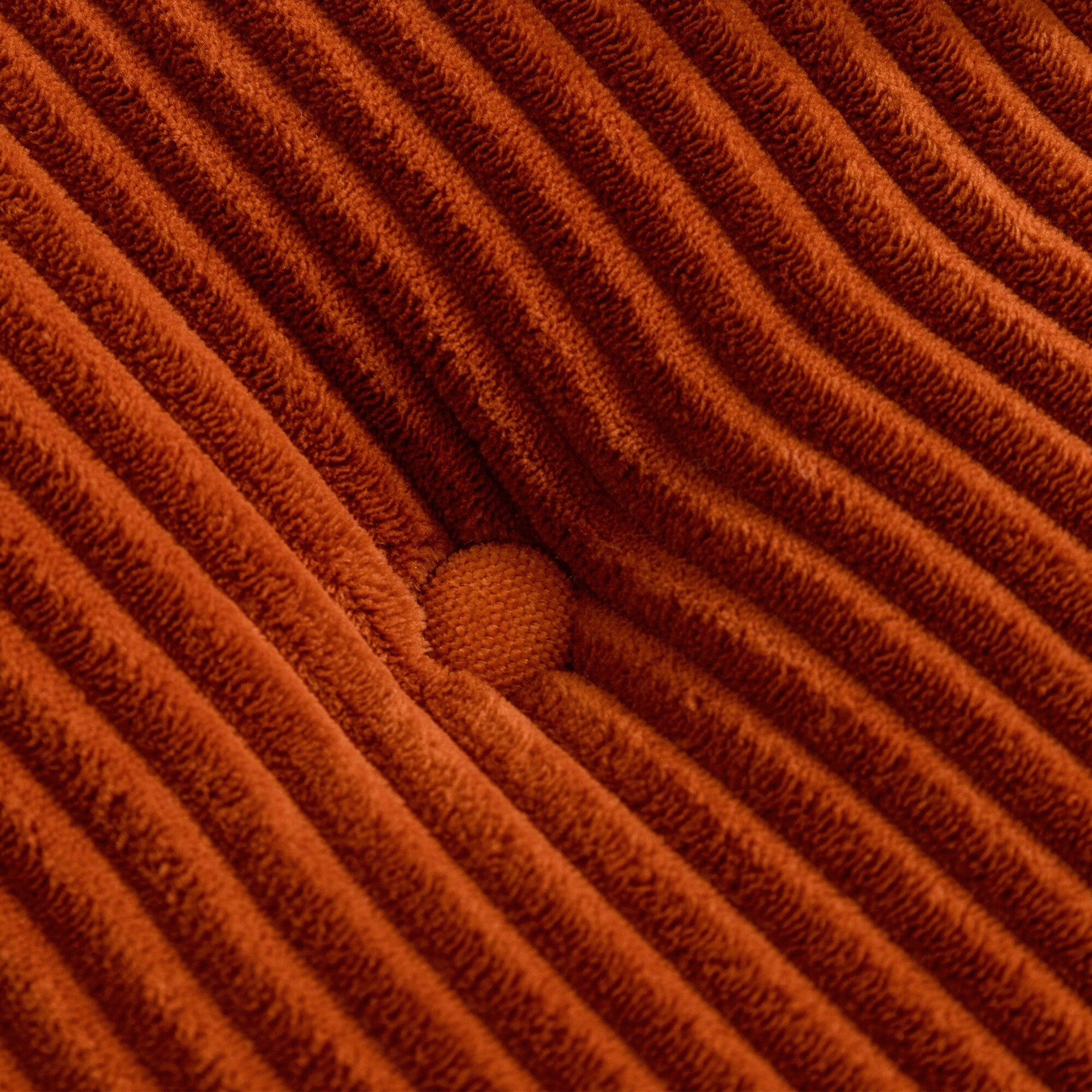 Sofa mit Cordbezug und Memory-Schaum-Sofa mit passendem Hocker und Sitzsack – 48,4 cm L x 67,7 cm B x 24,4 cm H