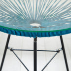 Corvus Sarcelles 3-teiliges modernes Bistro-Set aus Korbgeflecht im Acapulco-Stil