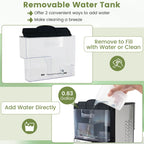 Costway 56 lbs/24 H Pepple Kaubare Tisch-Eiswürfelmaschine mit - Details anzeigen