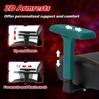 Costway Gaming-Stuhl, ergonomischer Computerstuhl mit hoher Rückenlehne und Wippfunktion – Details ansehen