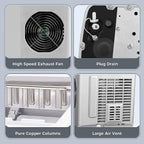 Tisch-Eiswürfelmaschine, Eiswürfel in 6–8 Minuten fertig, inklusive Eisschaufel und -korb