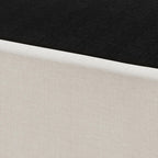 CraftPorch Massivholz-Boxspringbett (8 Zoll) mit Holzlatten