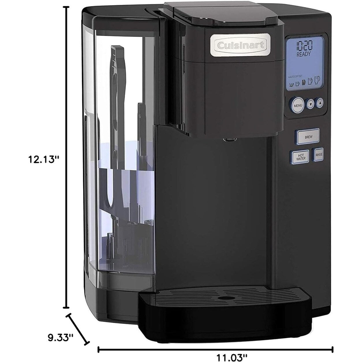 Cuisinart Kaffeemaschine für Einzelportionen, 2,1 l, programmierbar, Edelstahl