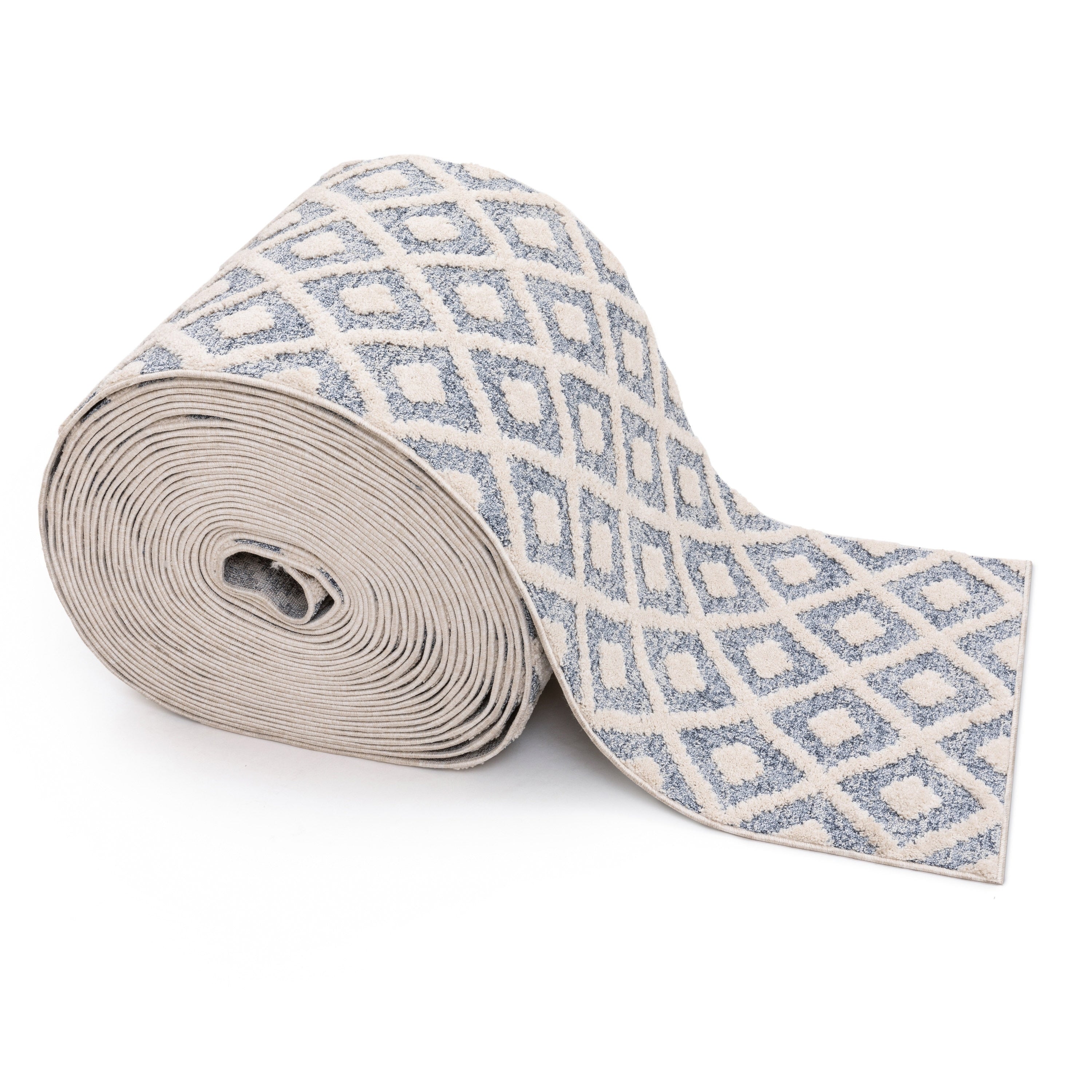 Maßgefertigter Läufer Harlow Trellis Moderner Flur-Treppenteppich