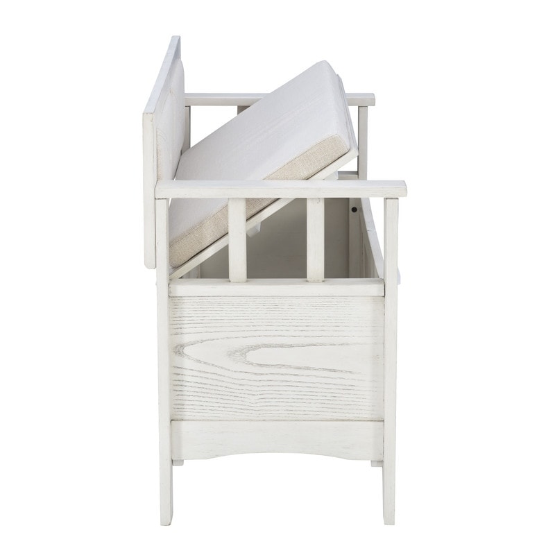 Dahlia Holz-Eingangsbank mit Klappdeckel und Stauraum