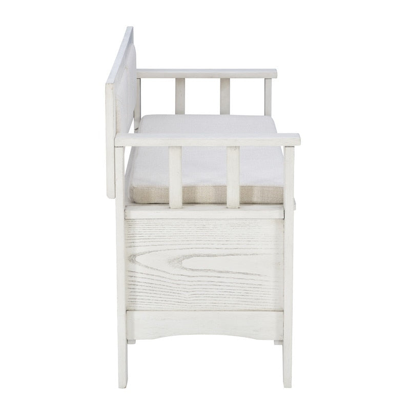 Dahlia Holz-Eingangsbank mit Klappdeckel und Stauraum