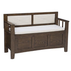 Dahlia Holz-Eingangsbank mit Klappdeckel und Stauraum