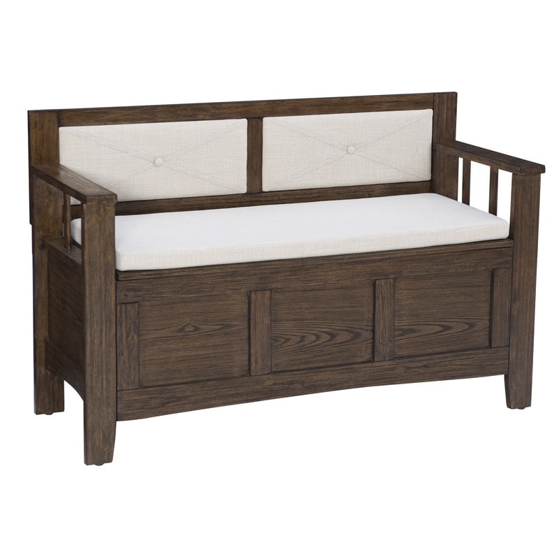Dahlia Holz-Eingangsbank mit Klappdeckel und Stauraum