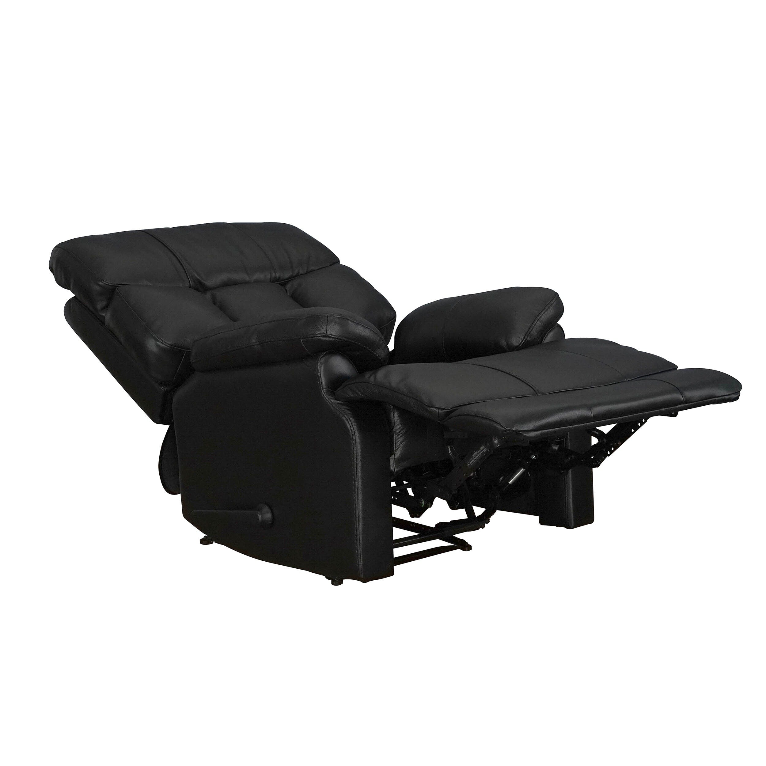 Davin Top Grain Leder Echtleder Braun Ausziehbare Fußstütze Manueller Relaxsessel