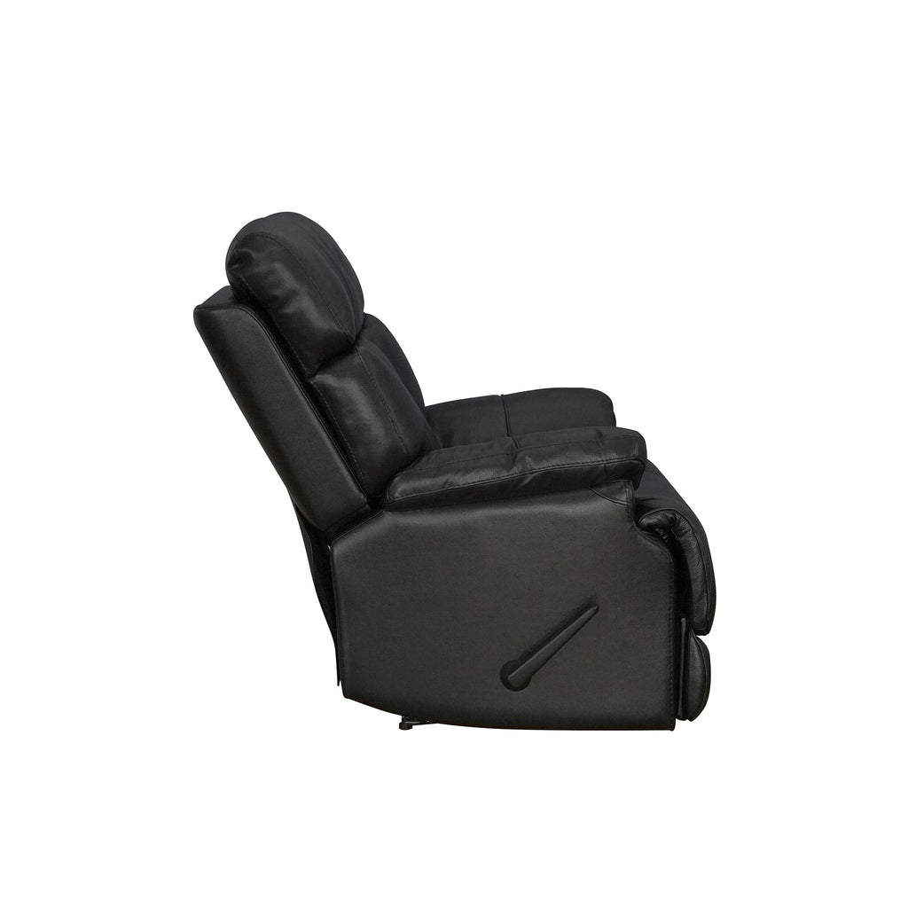 Davin Top Grain Leder Echtleder Braun Ausziehbare Fußstütze Manueller Relaxsessel