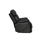 Davin Top Grain Leder Echtleder Braun Ausziehbare Fußstütze Manueller Relaxsessel