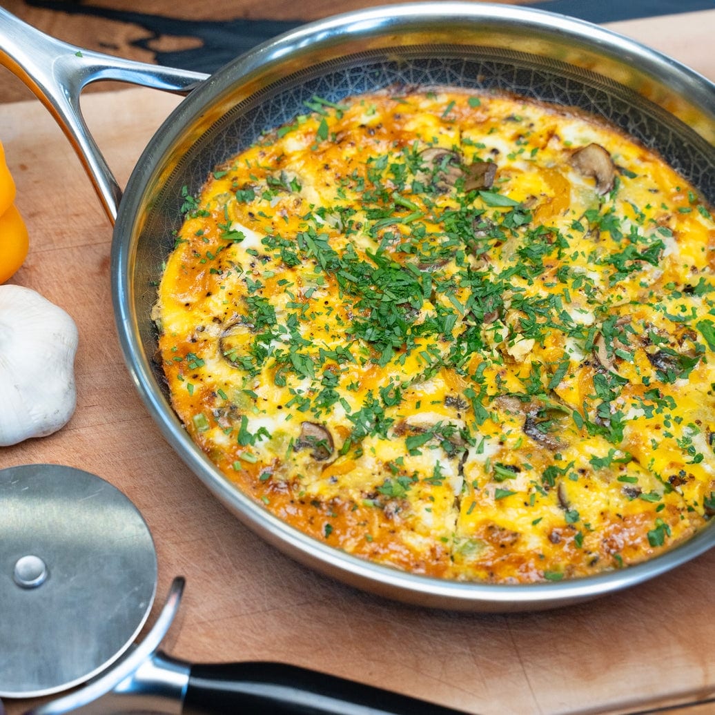 DiamondClad 7-teiliges Hybrid-Antihaft-Bratpfannen-Kochgeschirr-Set aus Edelstahl