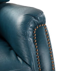 Eduardo Echtleder-Sessel mit elektrischer Verstellung und USB-Anschluss, 2er-Set