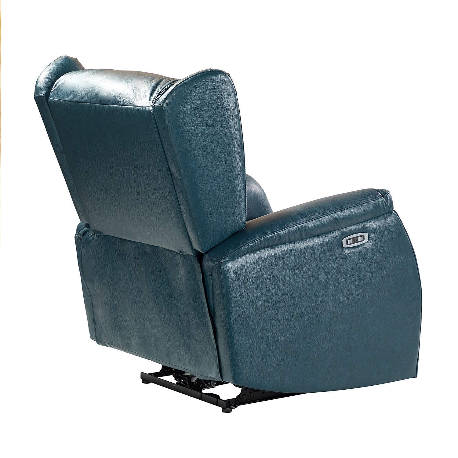 Eduardo Echtleder-Sessel mit elektrischer Verstellung und USB-Anschluss, 2er-Set