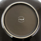 Elama Geschirrset „Floral Accents“, 16-teilig, aus Steingut, blau