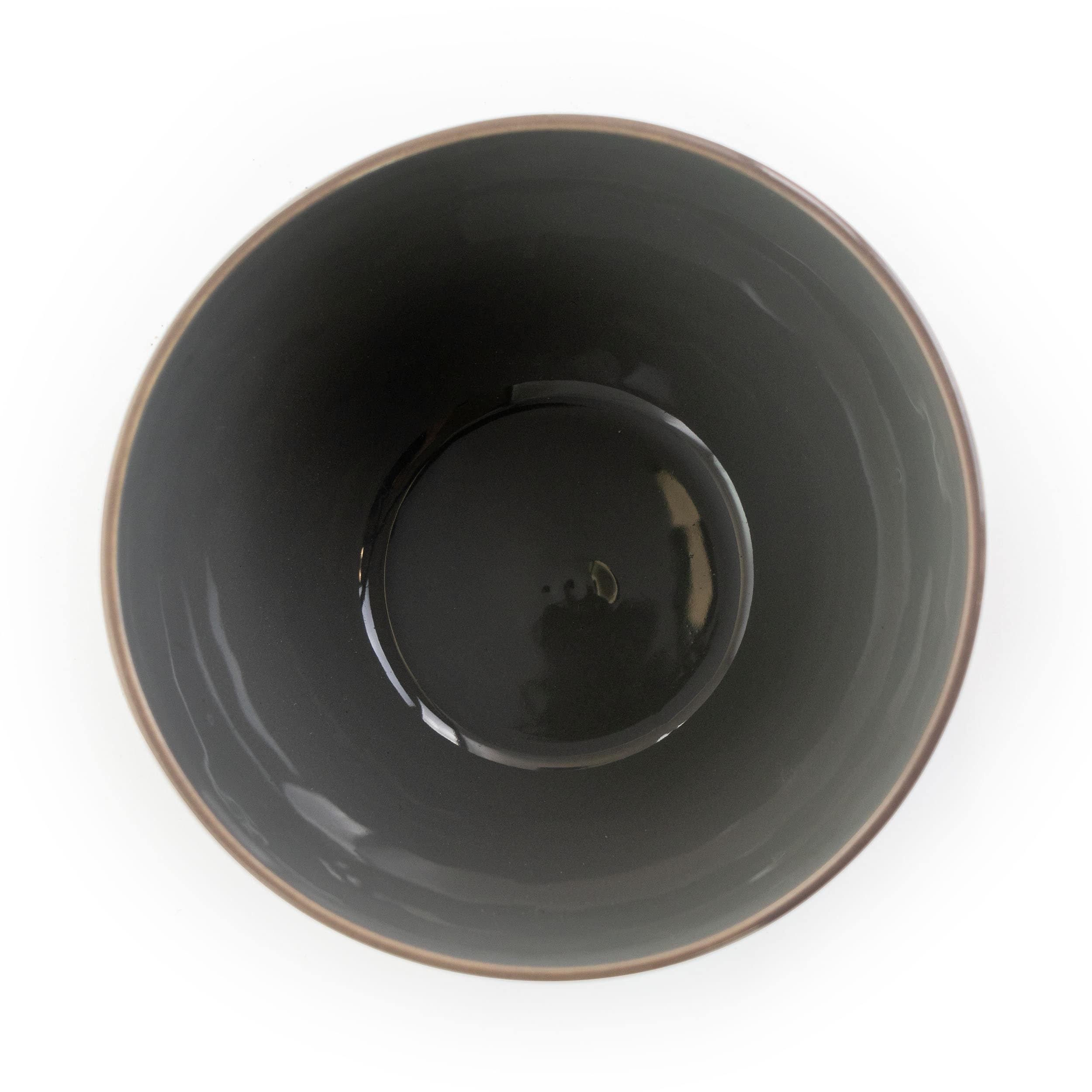 Elama Tahitian Diamond 16-teiliges Steingut-Geschirrset in Schiefer