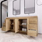 Eliza 72'' freistehender Waschtisch mit Doppelwaschbecken